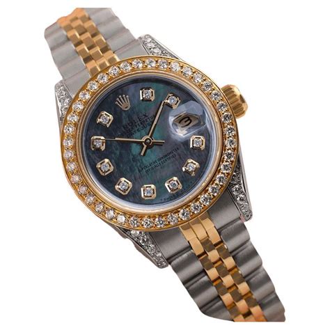 rolex lady datejust ref 6917|rolex 69173 diamond bezel.